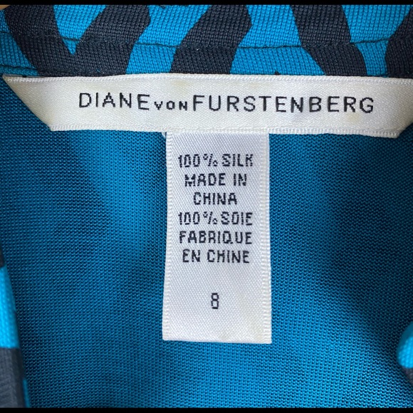 Diane Von Furstenberg Tessa Silk Wrap Dress - Picture 7 of 8